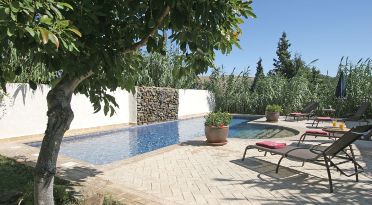 Lazy Sunny Days on the Pool Terrace